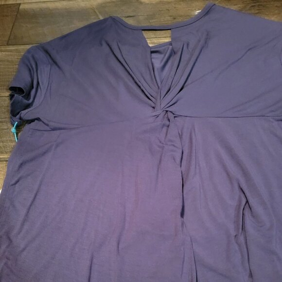 NWT Half Moon by Modern Movement Purple top with twisted knot back detail. - Picture 7 of 7